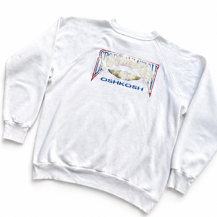 [BUNJANG] 80s Champion Oshkosh Raglan Sweatshirt XL / 80s 챔피온 &
