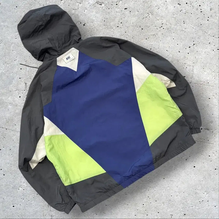 [BUNJANG] Nike Peace Color Block Windrunner Hooded Jacket / [L] 나이키 피스 윈드러너 컬러블록 바람막이 후드집업