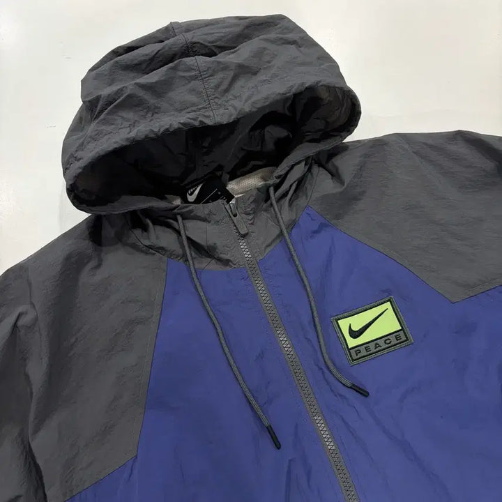 [BUNJANG] Nike Peace Color Block Windrunner Hooded Jacket / [L] 나이키 피스 윈드러너 컬러블록 바람막이 후드집업