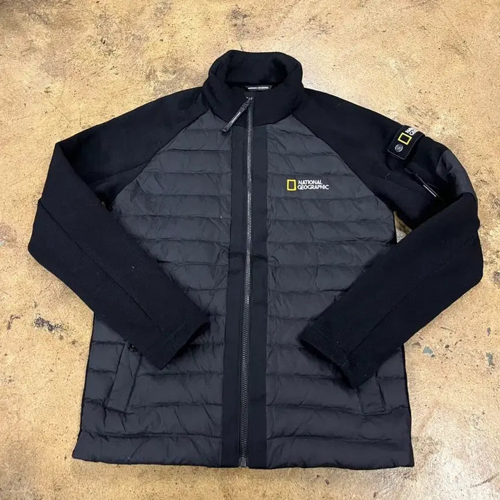 [BUNJANG] National Geographic Black Quilting Jacket / [정품/M] 내셔널지오그래픽 블랙 퀄팅 자켓