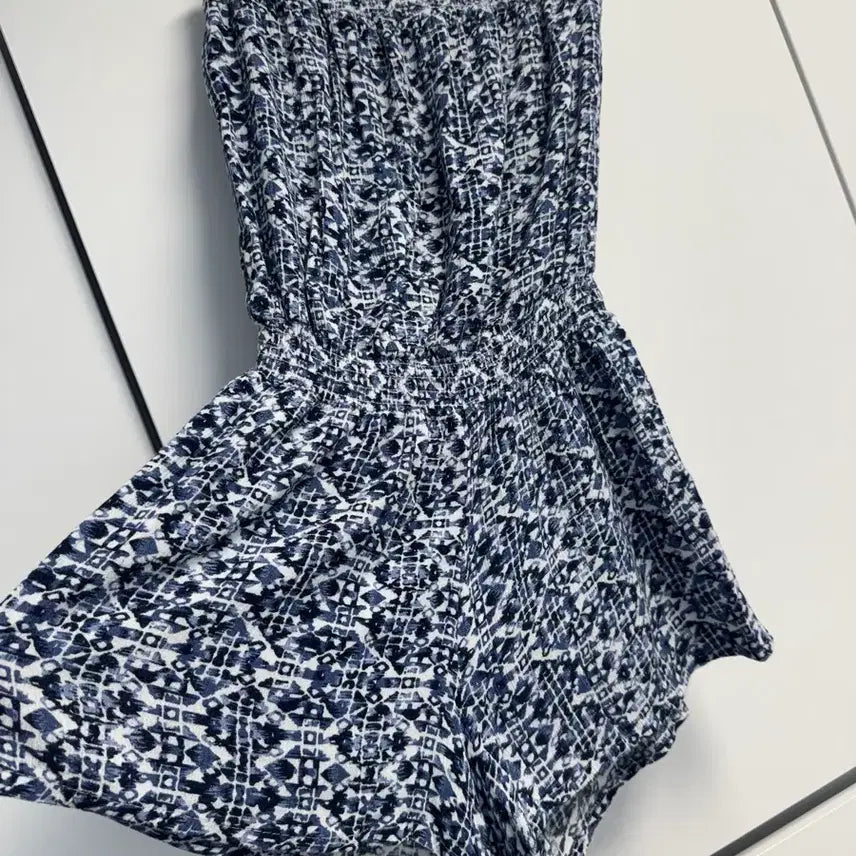 [BUNJANG] Printing Tube Jumpsuit / 프린팅 튜브 점프슈트