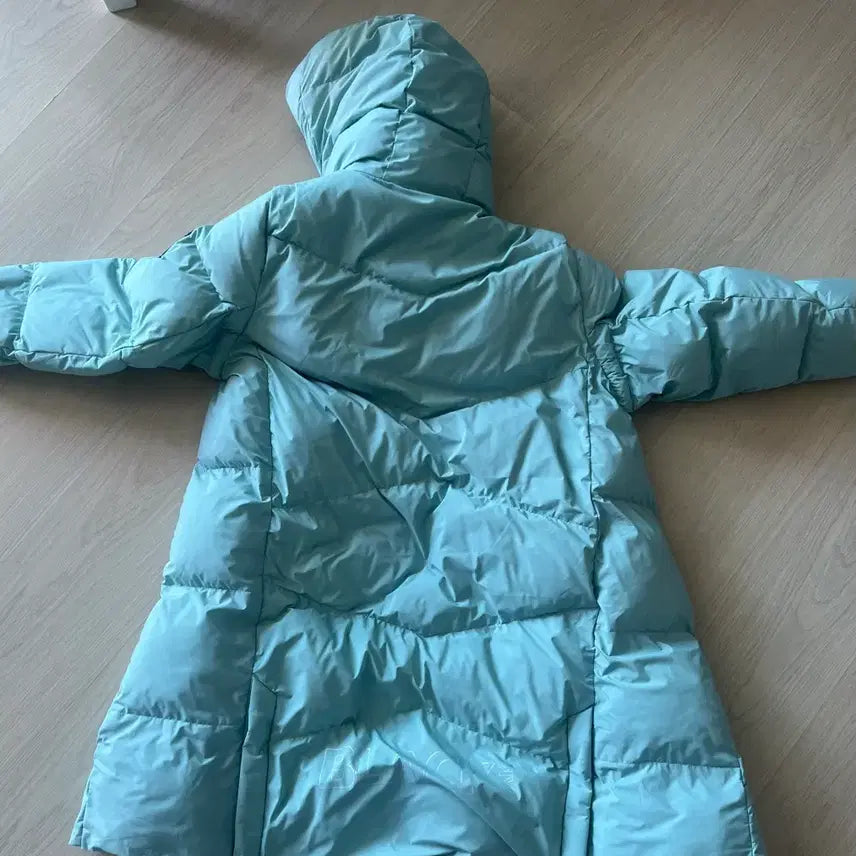 [BUNJANG] Blackyak Mint Goose Down Long Padded Jacket / 블랙야크 민트색 롱패딩
