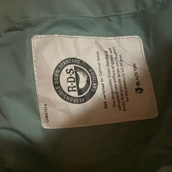 [BUNJANG] Blackyak Mint Goose Down Long Padded Jacket / 블랙야크 민트색 롱패딩