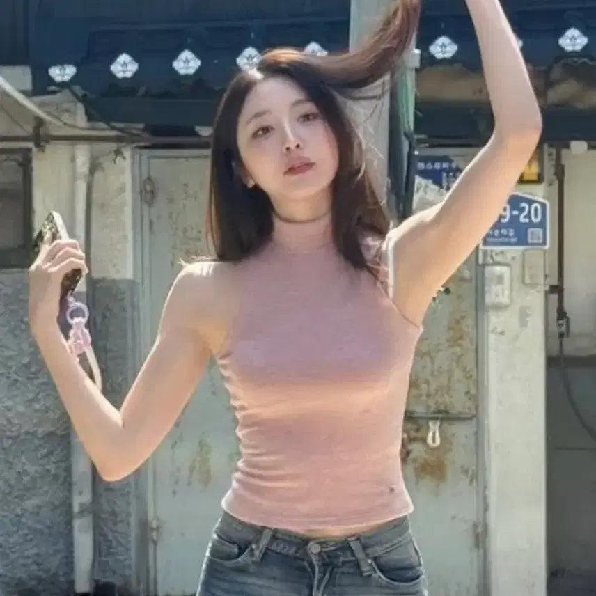 [BUNJANG] Ribbon Knit Top - White / 포어링 리본니트 화이트