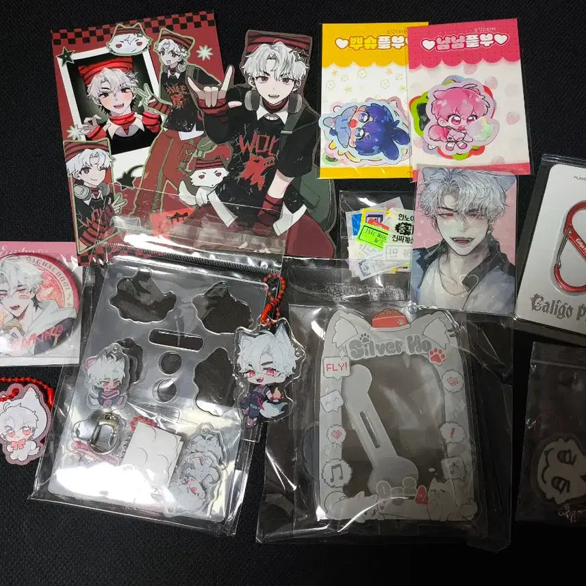 [BUNJANG] PLAVE Unofficial Merchandise Bundle Set - Acrylic Keyring, Stand, Photocard Holder, Sticker, Label / (일괄) 플레이브 비공굿 아크릴키링 스탠드 포카홀더 스티커 라벨