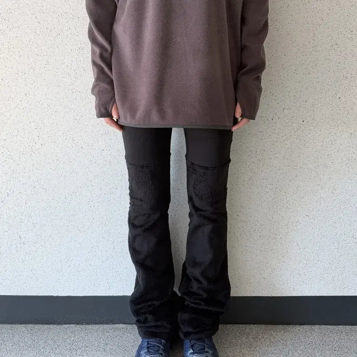 [BUNJANG] JICHÖI Boa Leggings Black Size 1 / 지초이 jichoi 25-004 보아 레깅스 블랙