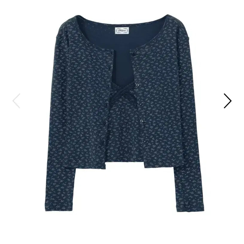 [BUNJANG] Seer Navy Cardigan Set / 씨어 네이비 가디건 세트 seer