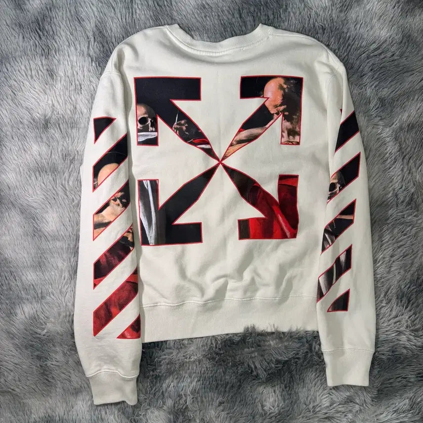 [BUNJANG] Off-White Caravaggio Sweatshirt M / [M, S급] 오프화이트 카라바조 맨투맨