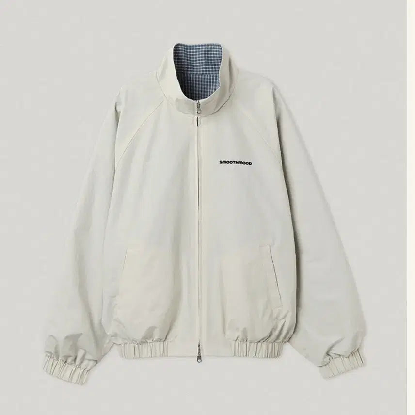 [BUNJANG] Smoothmood Derby Reversible Jacket Blue Cloud / Smoothmood 스무스무드 더비 리버시블 자켓 블루 클라우드