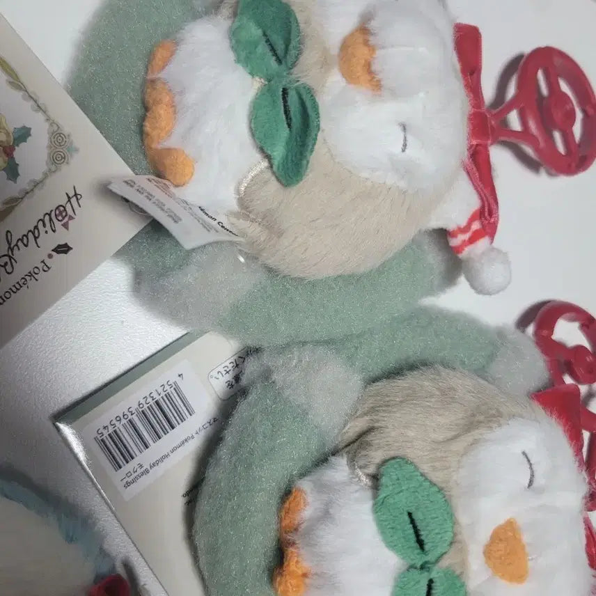 [BUNJANG] Pokemon Holiday Blessings Fennekin Plush / 포켓몬 Holiday Blessings 나몰빼미 인형 크리스마스 홀리데이