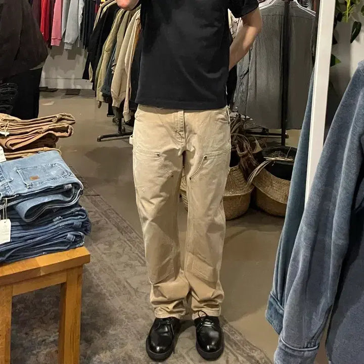 [BUNJANG] Carhartt WIP B01 Double Knee Pants / 칼하트 더블니 B01 BRN