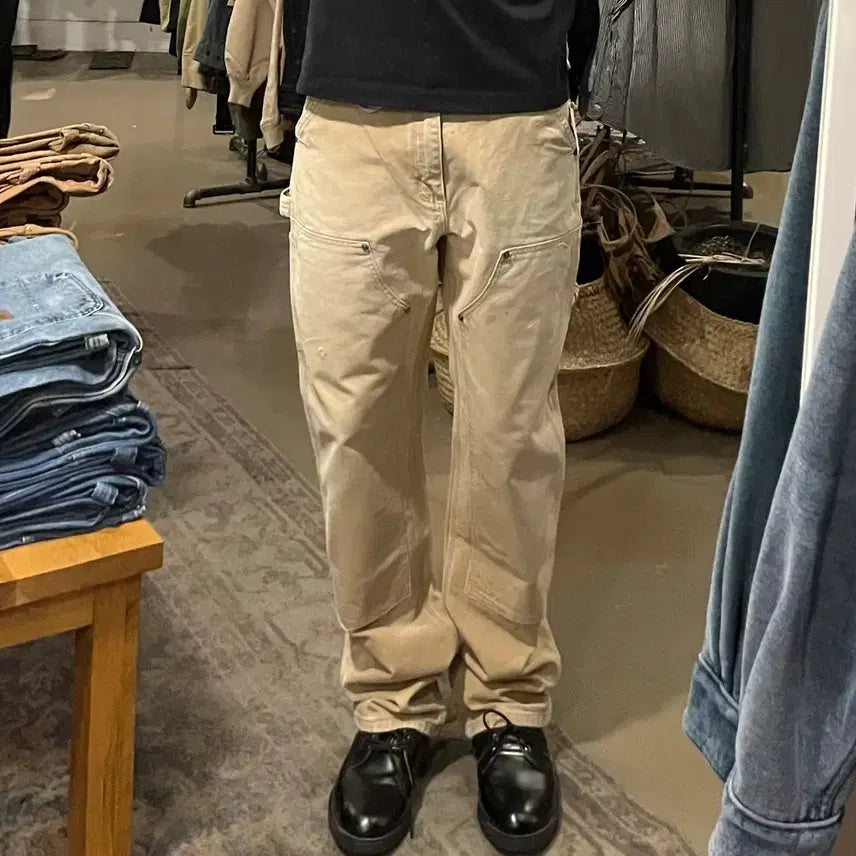 [BUNJANG] Carhartt WIP B01 Double Knee Pants / 칼하트 더블니 B01 BRN