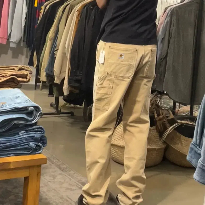 [BUNJANG] Carhartt WIP B01 Double Knee Pants / 칼하트 더블니 B01 BRN
