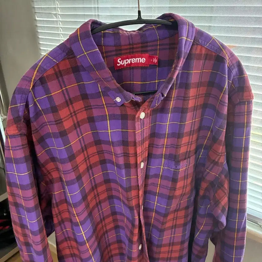 [BUNJANG] Supreme Checkered Shirt L / 슈프림 체크셔츠 L