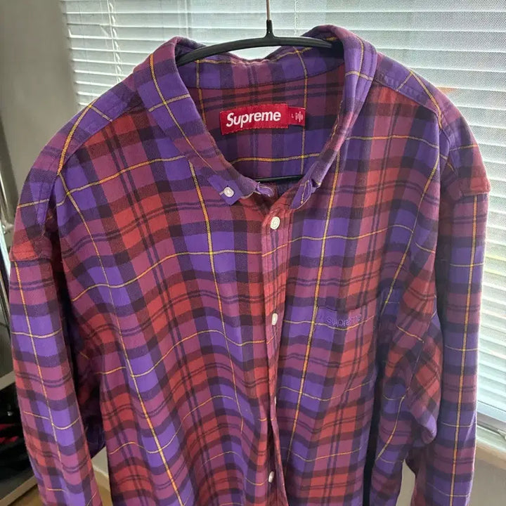 [BUNJANG] Supreme Checkered Shirt L / 슈프림 체크셔츠 L