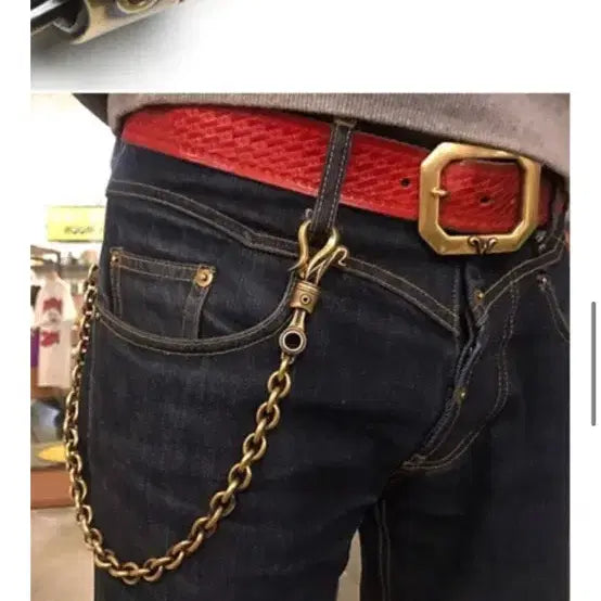 [BUNJANG] Atomic 138 Pants Chain 40cm / 아토믹138 바지체인