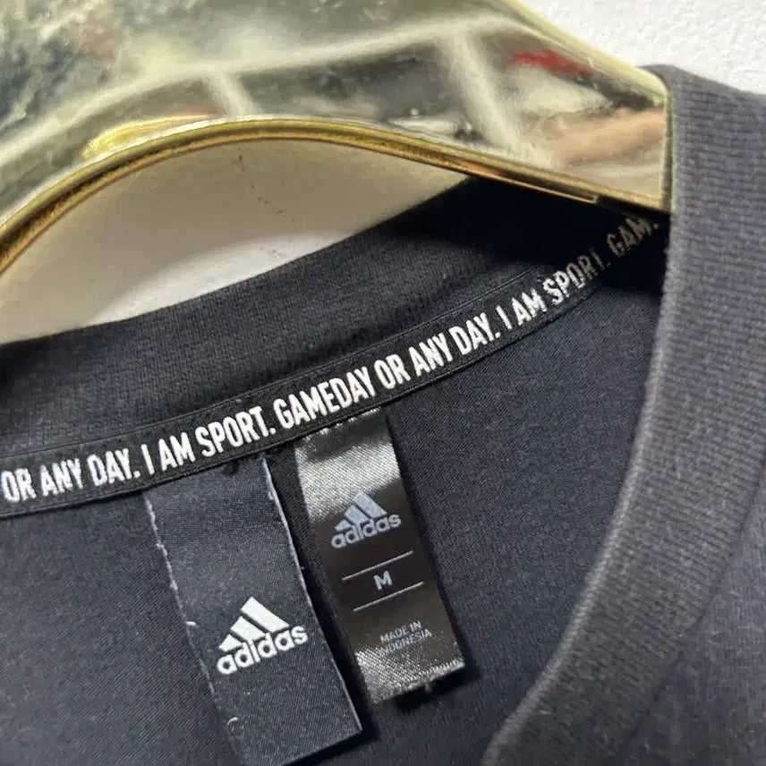 [BUNJANG] Adidas Big Logo T-Shirt Black M / 아디다스 빅로고 반팔티 블랙 M
