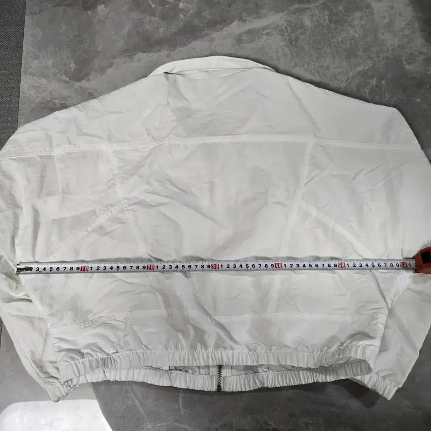 [BUNJANG] Nike White Windbreaker Jumper / 나이키 화이트 바람막이 점퍼
