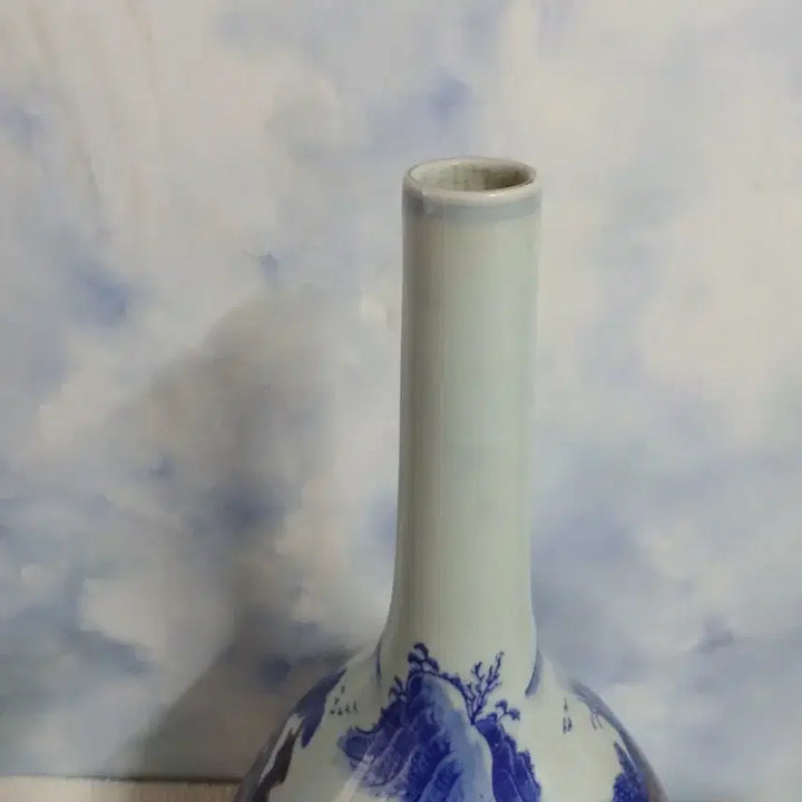 [BUNJANG] Landscape Painting Ceramic Vase / 풍경화 도자기