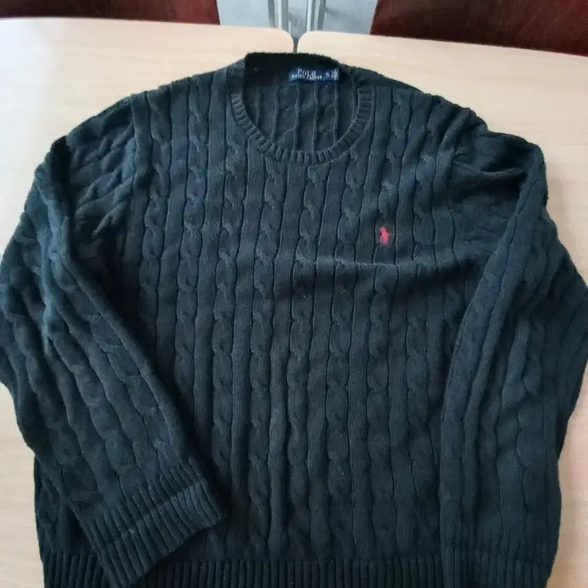 [BUNJANG] Polo Ralph Lauren Cable Knit Sweater / 폴로 랄프로렌 케이블 니트
