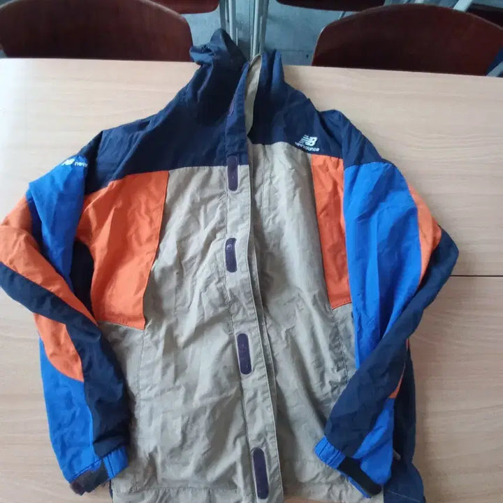 [BUNJANG] New Balance Color Block Windbreaker Jacket / 뉴발란스 컬러블록 바람막이 자켓