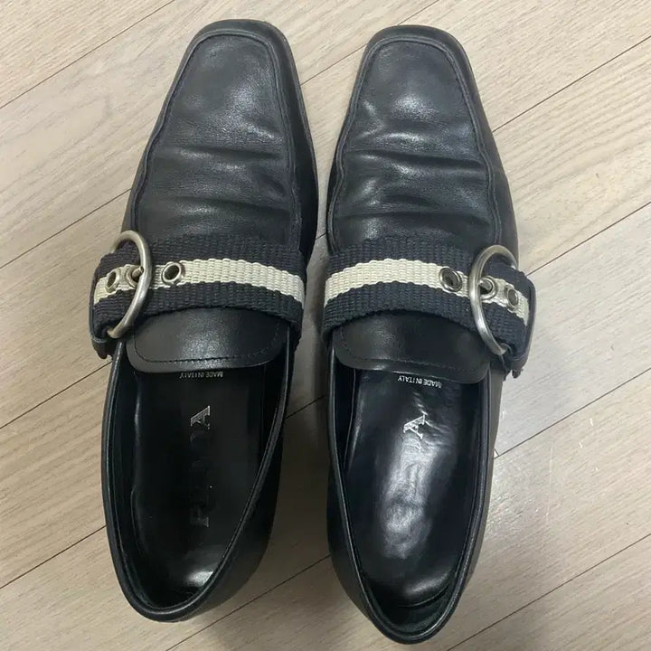 [BUNJANG] Prada Buckle Loafers UK 7 / 프라다 버클 로퍼 uk7