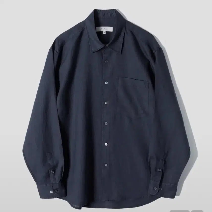 [BUNJANG] First Floor Light Linen Shirt 46 / 퍼스트플로어 라이트 린넨 셔츠 46