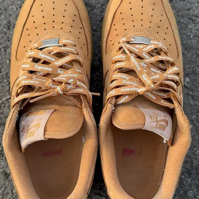 [BUNJANG] Nike Supreme Air Force 1 Sneakers / 나이키 슈프림 포스