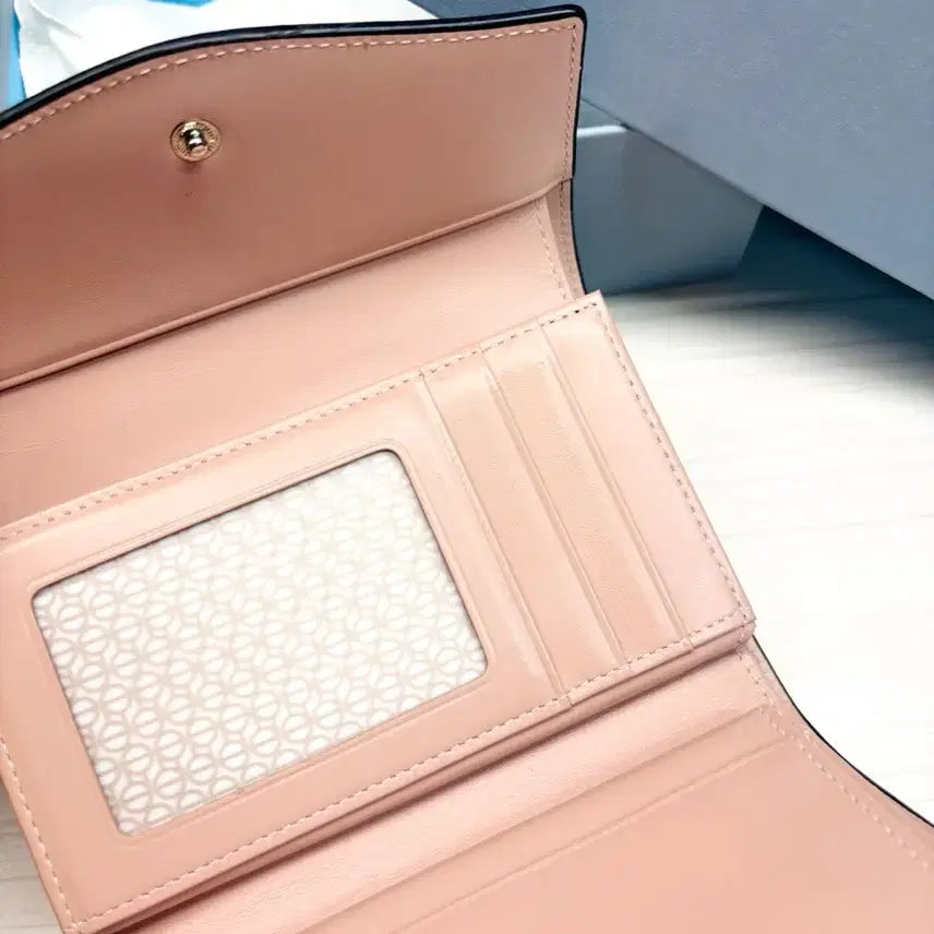 [BUNJANG] Louis Quatorze Black Pink Long Wallet / 풀박스 루이까또즈 블랙 연핑크 장지갑