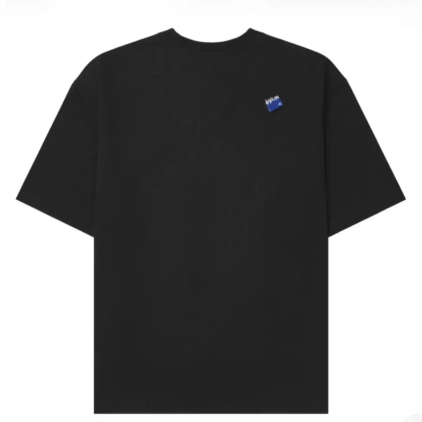 [BUNJANG] Ader Error Black Short Sleeve T-Shirt / 아더에러 블랙 반팔 티셔츠
