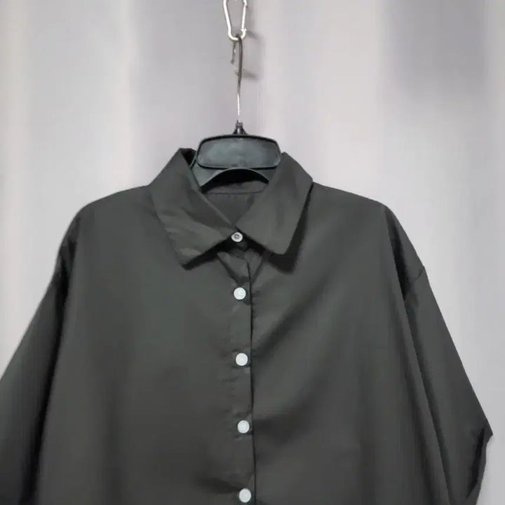 [BUNJANG] Loose Fit Black Shirt / 루즈핏 블랙 셔츠