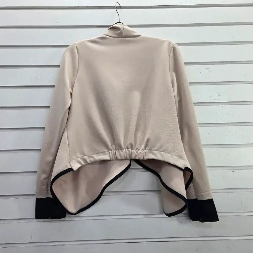 [BUNJANG] Beige Black Point Open Jacket / 연베이지 블랙포인트 오픈형자켓/보물찾기천사