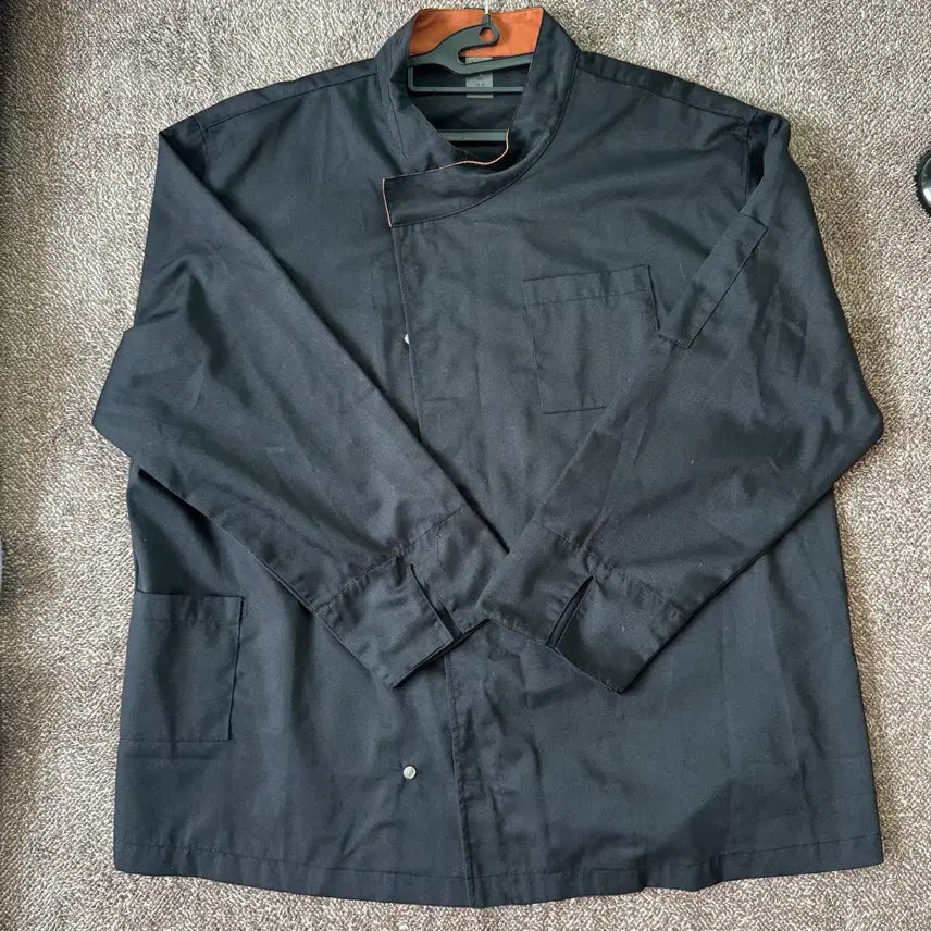 [BUNJANG] Long-Sleeve Black Chef Uniform / (새상품)긴팔 블랙 조리복