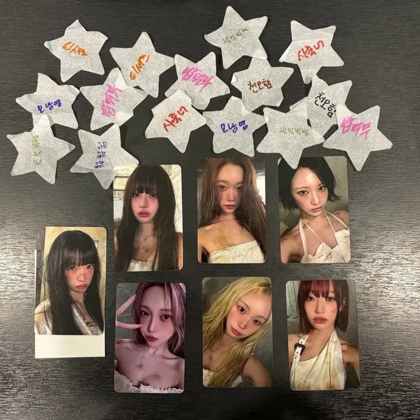 [BUNJANG] Billlie Comeback Showcase Photocard + Signed Confetti Bundle Set / 빌리 컴백 쇼케이스 포토카드 + 사인 컨페티 일괄