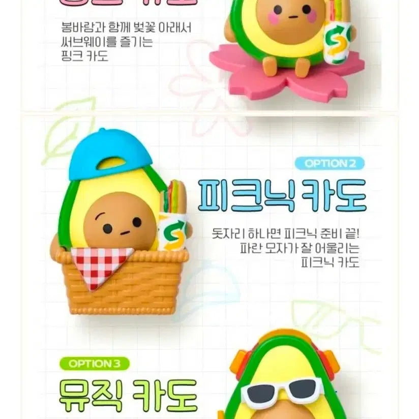 [BUNJANG] Subway Avocado Charm / 아보카도키링
