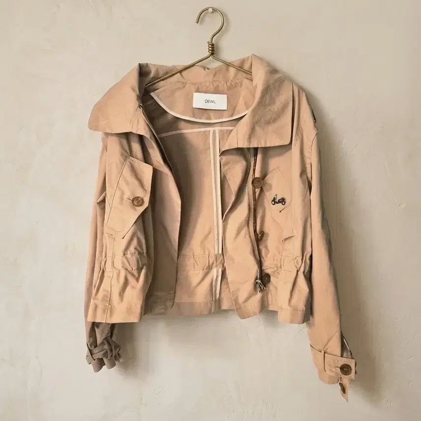 [BUNJANG] DEWL Cropped Trench Jacket (Size 55) / 듀엘(DEWL) 크롭 트렌치 자켓 (55사이즈)