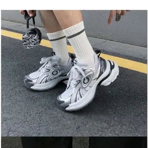 [BUNJANG] Old Order Turbo GT Sneakers Silver 230 / 올드오더 터보 GT 운동화 실버 230