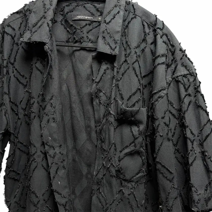 [BUNJANG] Hatching Room Tessell Box Shirt Size 3 / 해칭룸 테슬 박스 셔츠 3