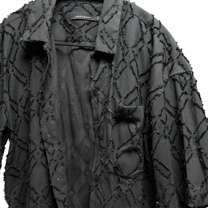 [BUNJANG] Hatching Room Tessell Box Shirt Size 3 / 해칭룸 테슬 박스 셔츠 3