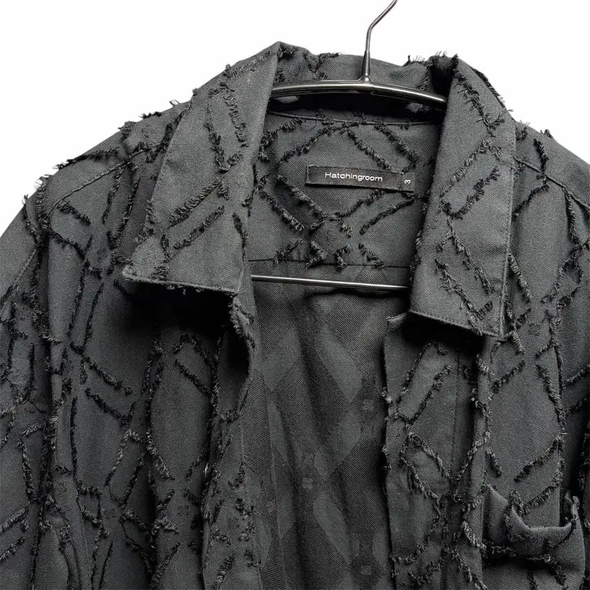 [BUNJANG] Hatching Room Tessell Box Shirt Size 3 / 해칭룸 테슬 박스 셔츠 3