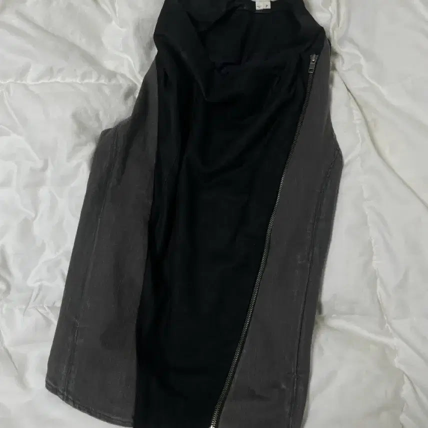[BUNJANG] Helmut Lang Draped Lambskin Vest / 헬무트랭 드레이프 램스킨 베스트