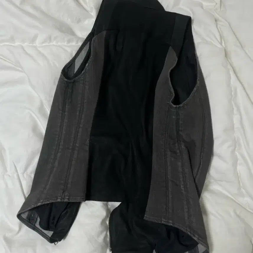 [BUNJANG] Helmut Lang Draped Lambskin Vest / 헬무트랭 드레이프 램스킨 베스트