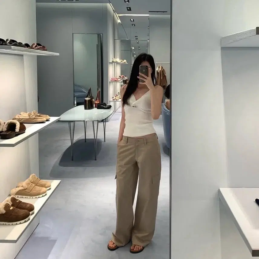 [BUNJANG] Le Plain Mood Cargo Pants Long M / 르플레인 무드 카고 팬츠 M long 판매 (또는 S long 교환)