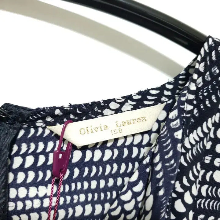 [BUNJANG] Olivia Hassler Sleeveless Pattern Dress / 올리비아 하슬러 민소매 패턴 원피스 100