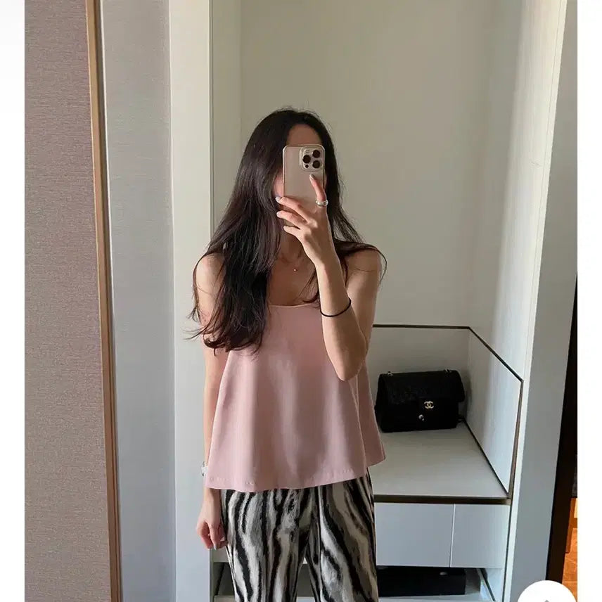 [BUNJANG] Amuse Soul Sleeveless Blouse Pink / 새거) 어뮤즈소울 초고퀄 핑크색 나시 블라우스