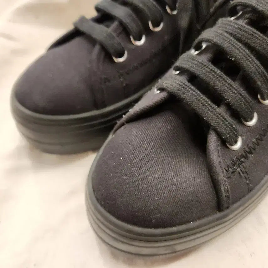 [BUNJANG] No Name Black Sneakers Size 36 (230) / 노네임 블랙 스니커즈 36(230)