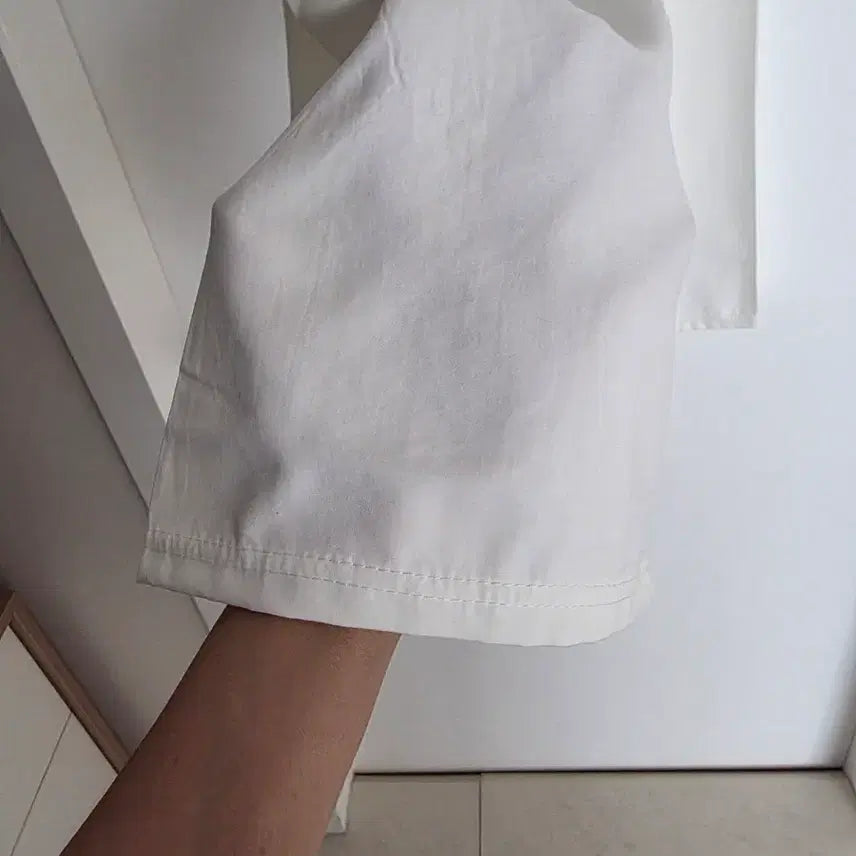 [BUNJANG] Ivory Banding Wide Pants / 아이보리색 밴딩 와이드 팬츠