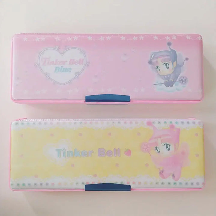 [BUNJANG] Tinkerbell Pencil Sharpener Magnetic Pencil Case Vintage Character Stationery / 팅커벨 연필깎이 자석필통 / 고전 문구 빈티지 캐릭터 팬시