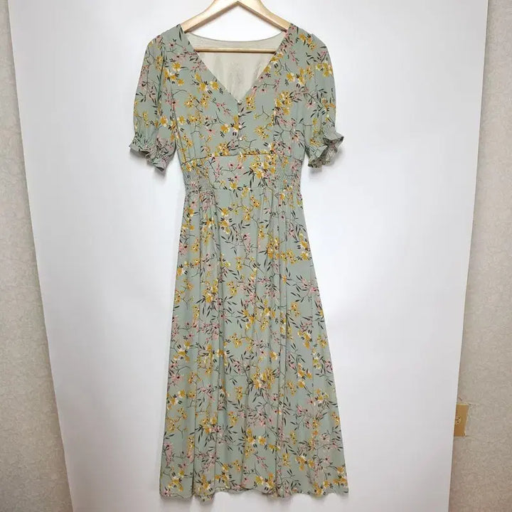 [BUNJANG] Floral Long Dress / 플라워 롱 원피스