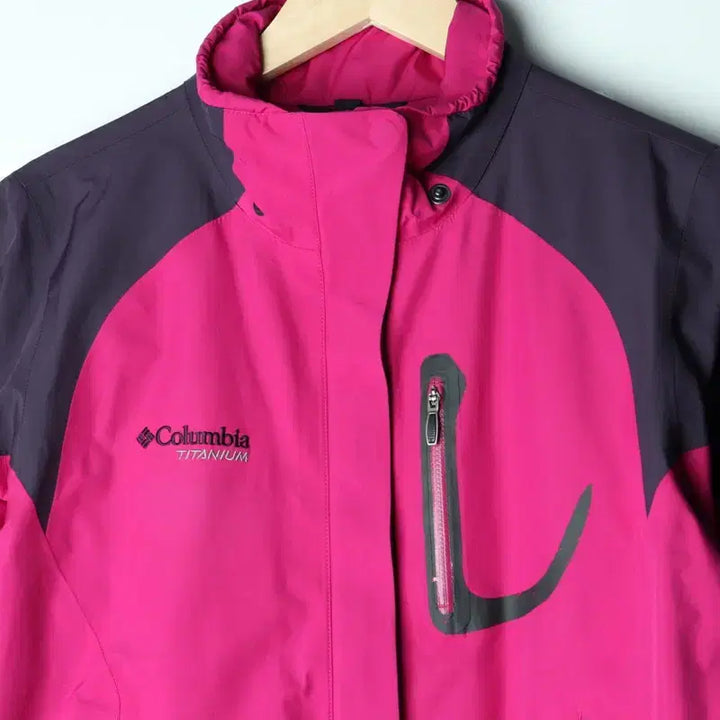 [BUNJANG] Columbia Gore-Tex Full-Zip Windbreaker Jacket Pink / W(S-M) 컬럼비아 집업 바람막이 점퍼자켓 고어텍스 핑크-7578